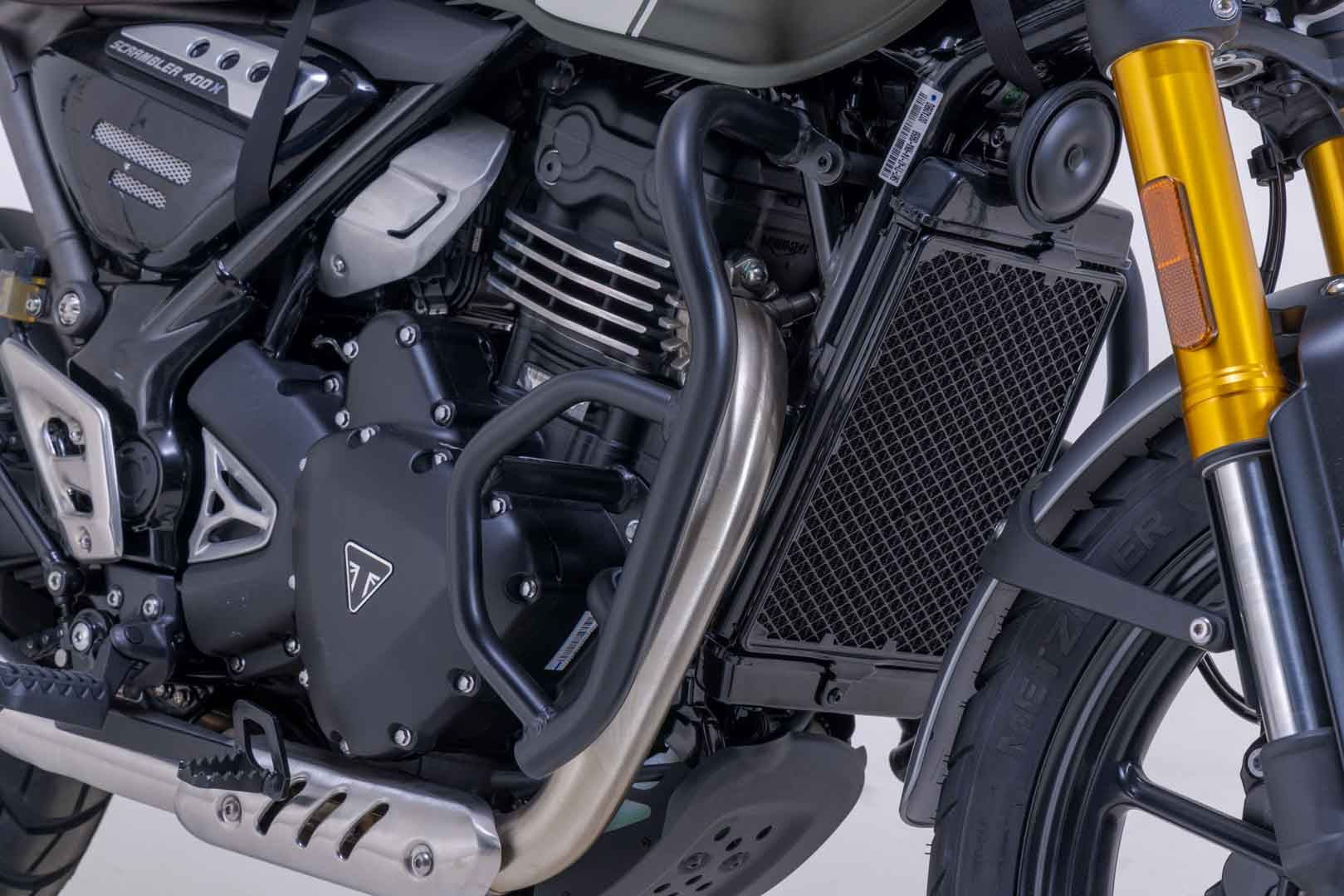 Crash bar Black. Triumph Speed 400/Scrambler 400 X (23-).