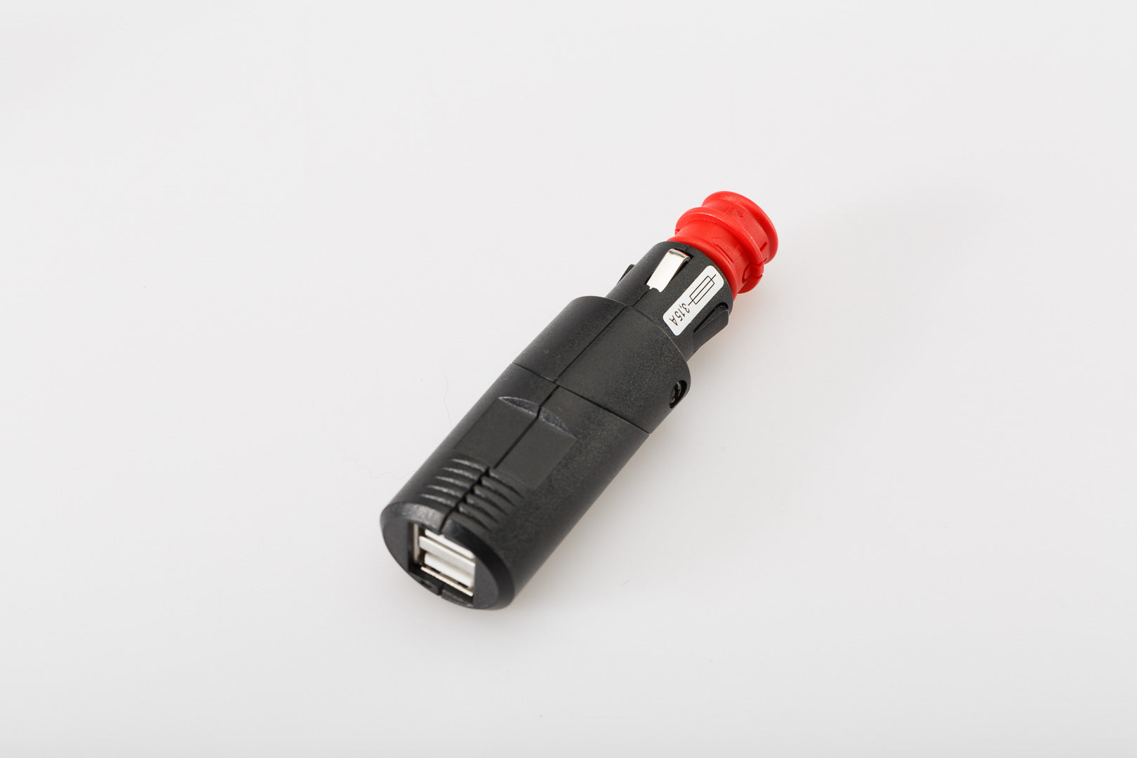 Double USB power port with universal plug For 12V DIN / cigarette lighter socket 2x2100 mA