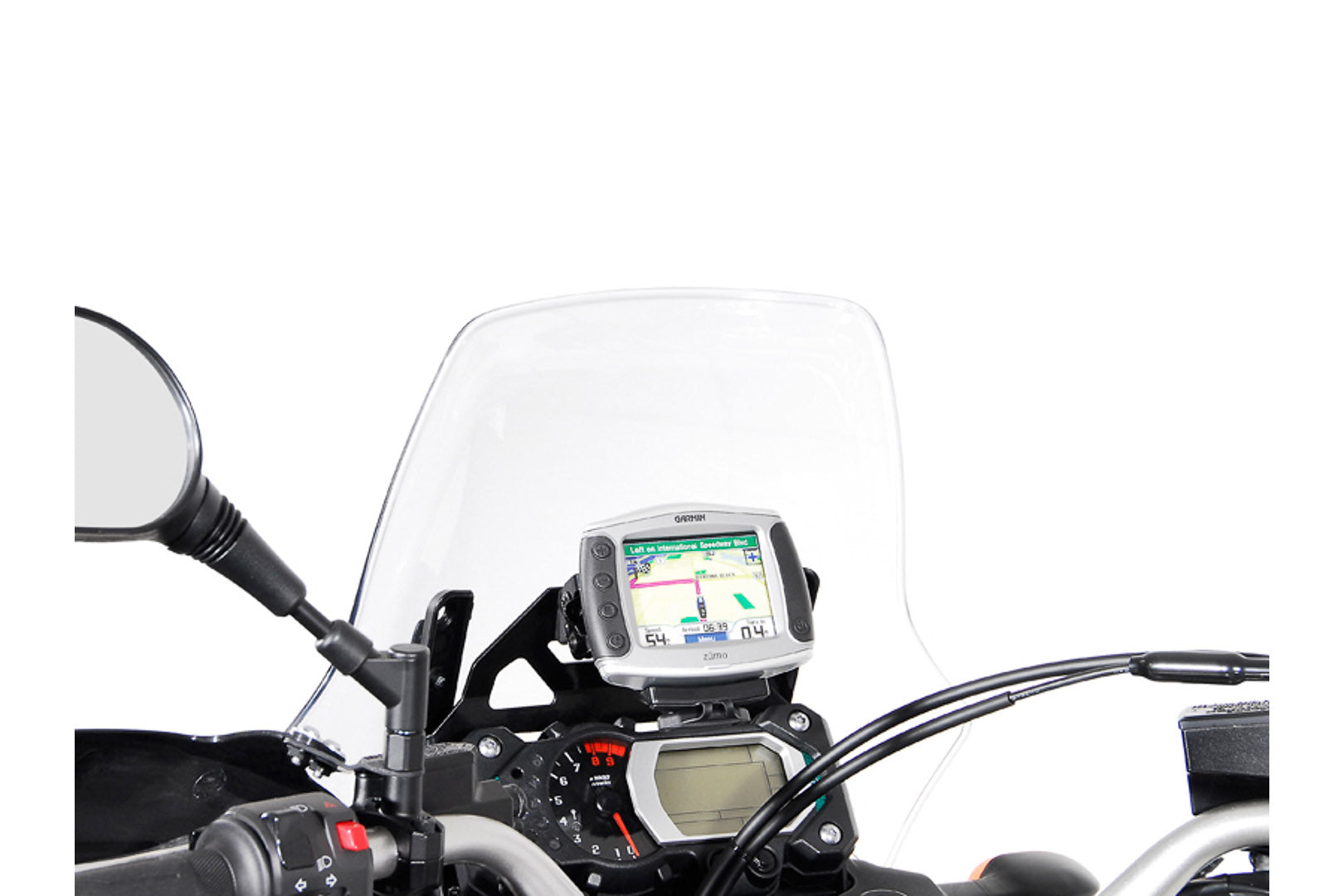 GPS Mount for Cockpit Yamaha XT1200Z Super Ténéré (10-13) Black