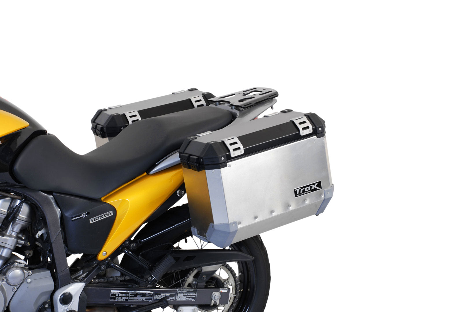 TRAX ION Aluminium Case System 45/45 litre Honda XL 700 V Transalp (07-12) Black