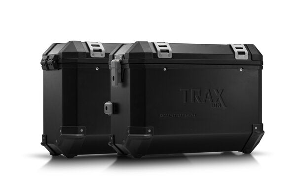 TRAX ION Aluminum Case System 37/37 liter Ducati Multistrada V4 (20-) Black
