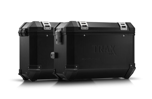 TRAX ION Aluminium Case System 45/37 litre Aprilia Tuareg 660 (21-) Black