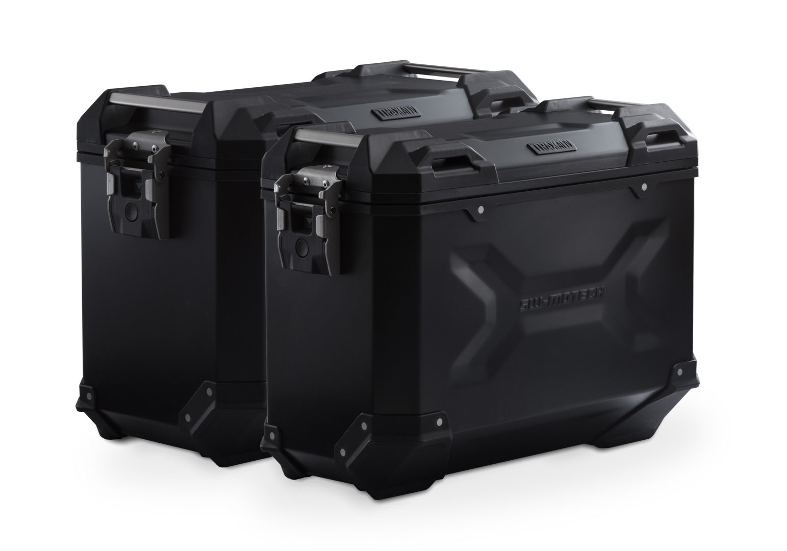TRAX ADV Aluminium Case System 45/37 litre KTM 1290 Super Adv Black