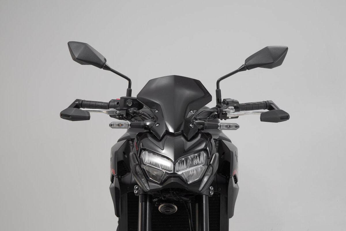 Lever Guards Kawasaki Z900 (16-) with Wind Protection Black