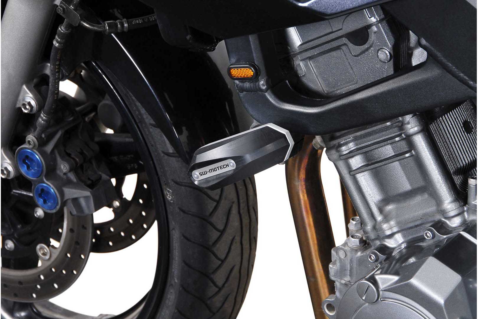 Slider set for frame Black Yamaha TDM 900 (06-09)