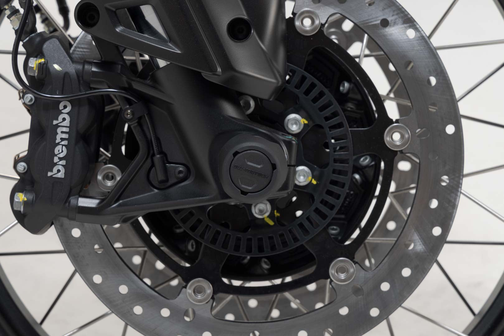 Slider set for front axle Moto Guzzi V85 TT (21-) Black