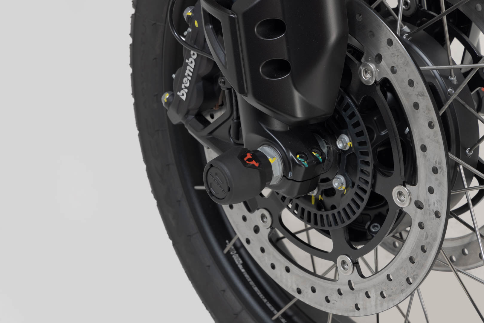 Slider set for front axle Moto Guzzi V85 TT (21-) Black