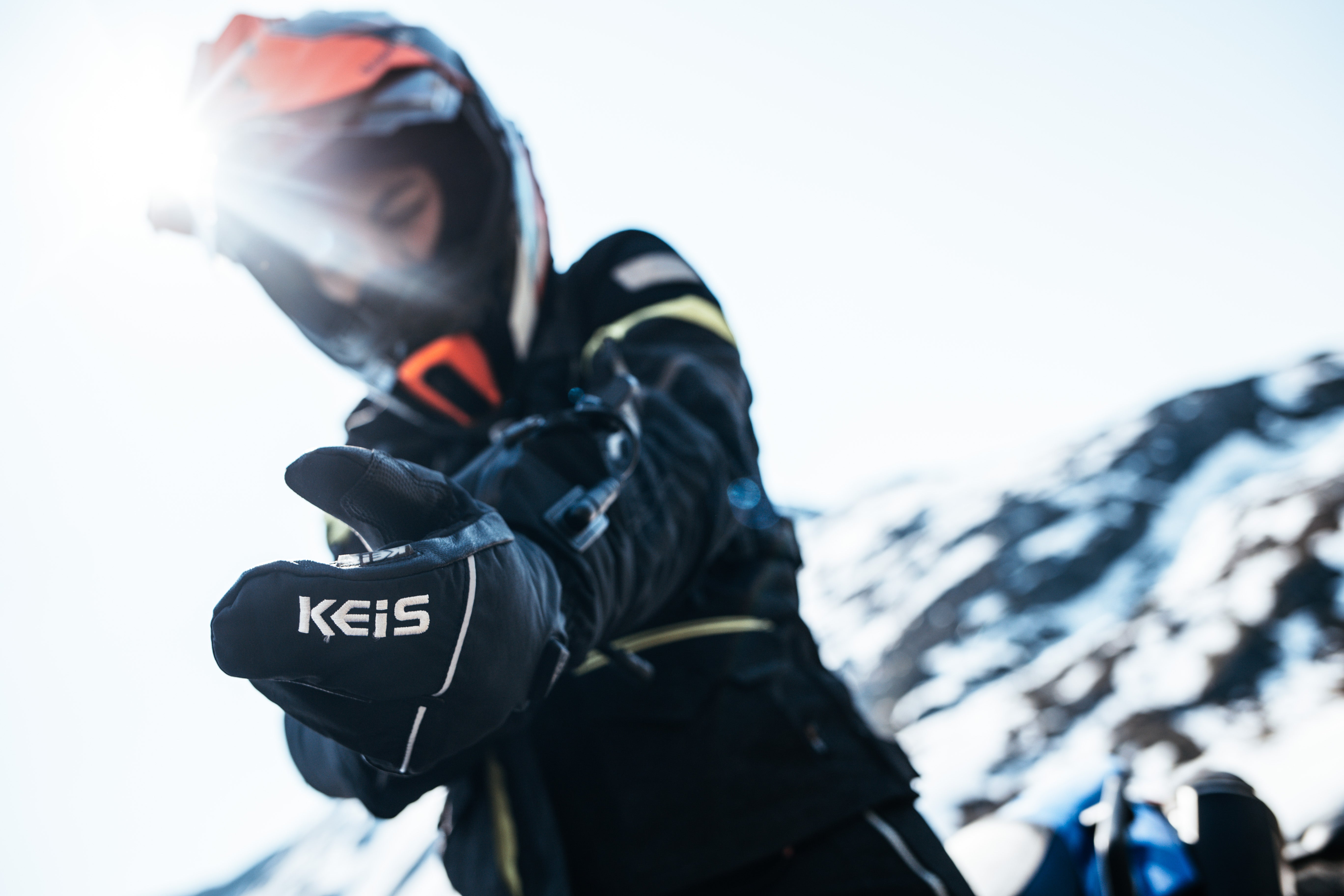 Heated Motorcycle Gloves - EXTREME G301 '3-Finger'
