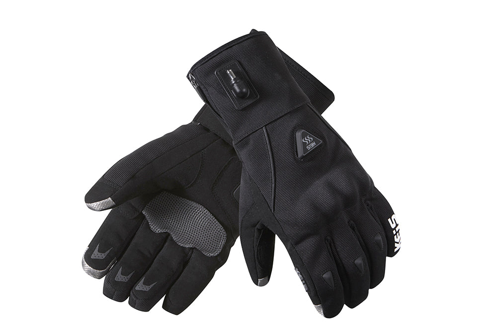 Heated Motorcycle Gloves - G701S 'Shorty' Bonded-Textile